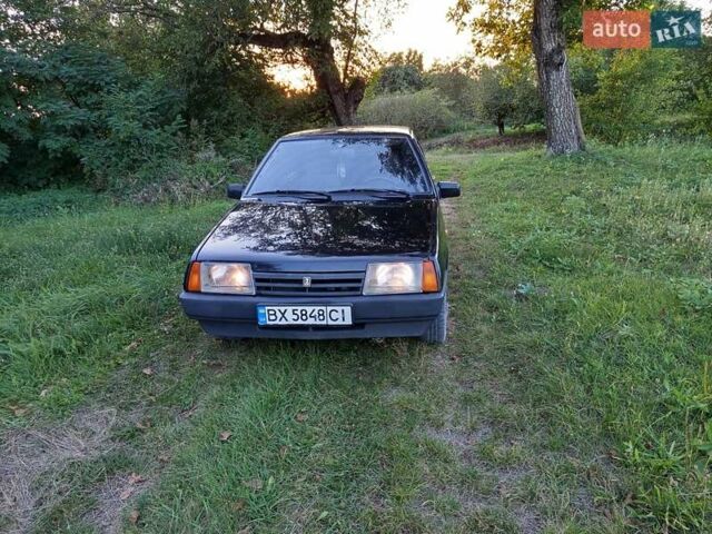 Черный ВАЗ 21099, объемом двигателя 1.6 л и пробегом 187 тыс. км за 2100 $, фото 1 на Automoto.ua