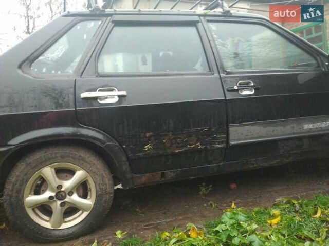 Черный ВАЗ 21099, объемом двигателя 1.6 л и пробегом 217 тыс. км за 2000 $, фото 3 на Automoto.ua