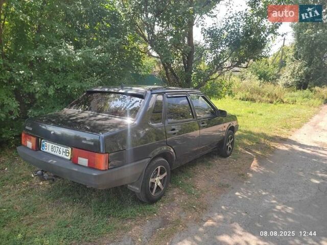 Чорний ВАЗ 21099, об'ємом двигуна 1.6 л та пробігом 142 тис. км за 1600 $, фото 3 на Automoto.ua
