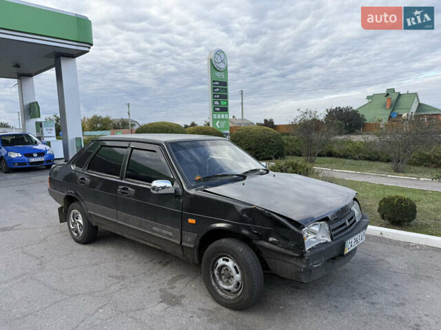 Черный ВАЗ 21099, объемом двигателя 1.6 л и пробегом 160 тыс. км за 1500 $, фото 6 на Automoto.ua