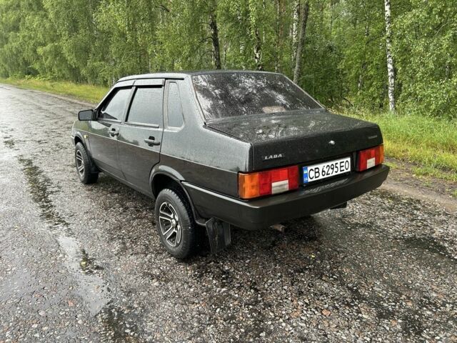 Черный ВАЗ 21099, объемом двигателя 1.6 л и пробегом 160 тыс. км за 1650 $, фото 4 на Automoto.ua