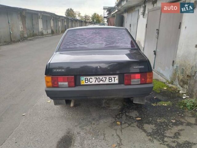 Черный ВАЗ 21099, объемом двигателя 1.6 л и пробегом 197 тыс. км за 800 $, фото 4 на Automoto.ua