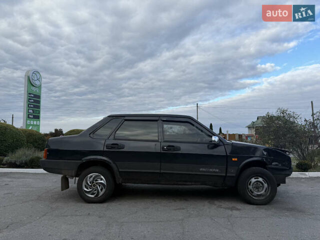 Черный ВАЗ 21099, объемом двигателя 1.6 л и пробегом 160 тыс. км за 1500 $, фото 1 на Automoto.ua