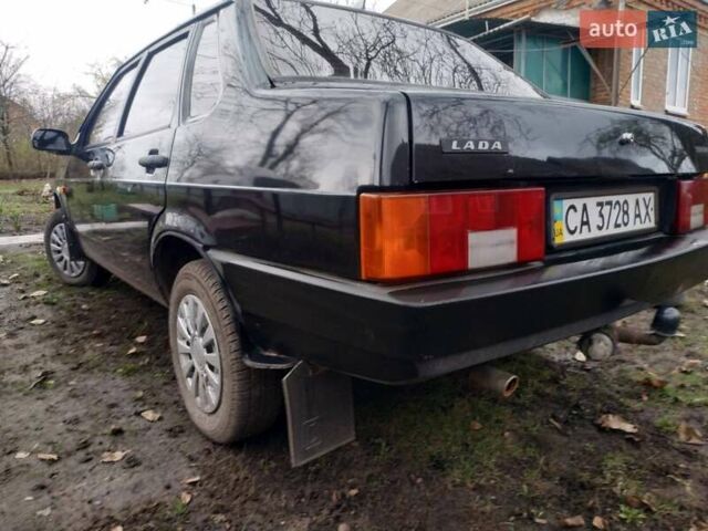 Черный ВАЗ 21099, объемом двигателя 1.6 л и пробегом 190 тыс. км за 2000 $, фото 2 на Automoto.ua