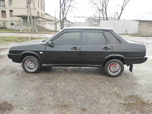 Черный ВАЗ 21099, объемом двигателя 1.6 л и пробегом 154 тыс. км за 2000 $, фото 1 на Automoto.ua