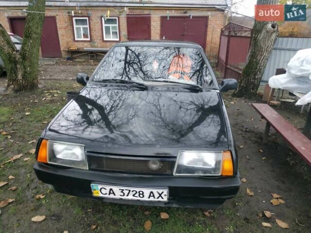 Черный ВАЗ 21099, объемом двигателя 1.6 л и пробегом 190 тыс. км за 2000 $, фото 1 на Automoto.ua