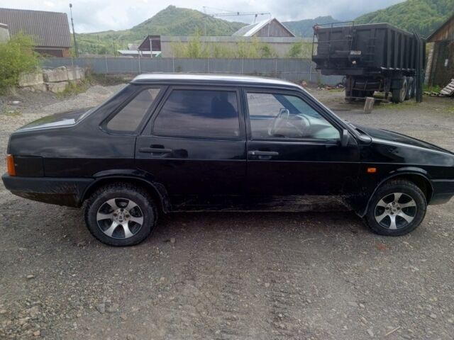 Черный ВАЗ 21099, объемом двигателя 1.6 л и пробегом 3 тыс. км за 1000 $, фото 4 на Automoto.ua