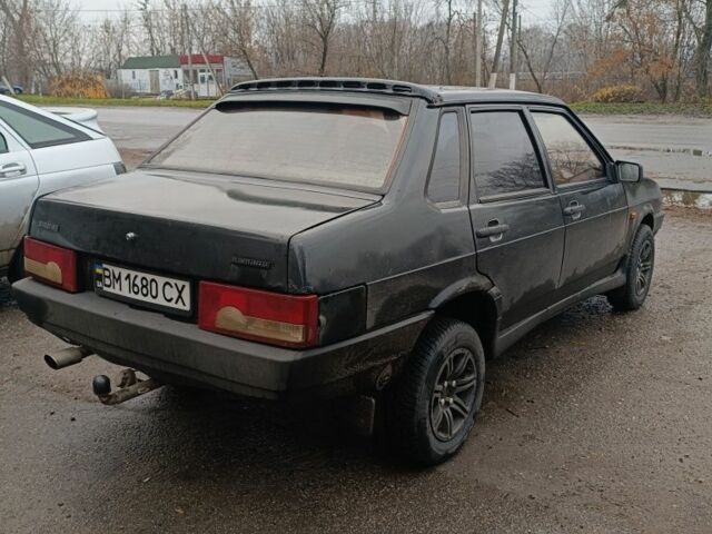 Черный ВАЗ 21099, объемом двигателя 1.6 л и пробегом 168 тыс. км за 1350 $, фото 1 на Automoto.ua