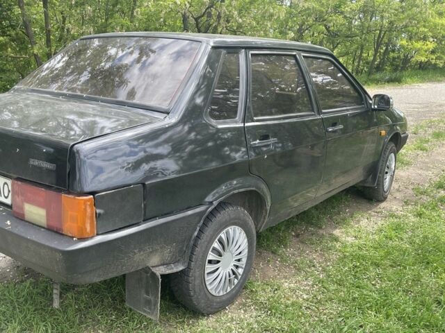 Черный ВАЗ 21099, объемом двигателя 1.5 л и пробегом 350 тыс. км за 475 $, фото 3 на Automoto.ua