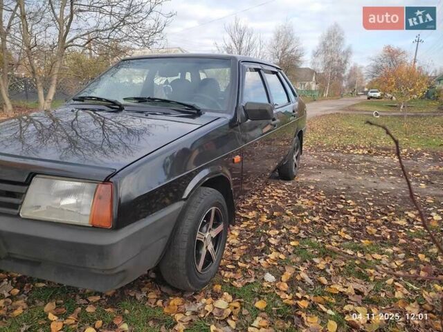 Черный ВАЗ 21099, объемом двигателя 1.6 л и пробегом 148 тыс. км за 2000 $, фото 6 на Automoto.ua