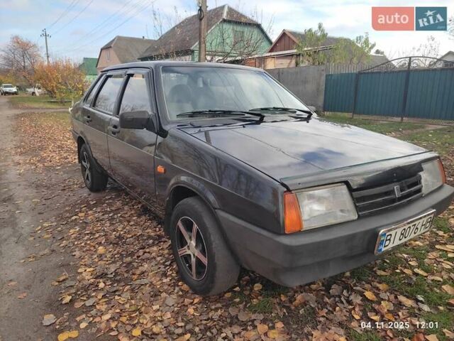 Черный ВАЗ 21099, объемом двигателя 1.6 л и пробегом 148 тыс. км за 2000 $, фото 3 на Automoto.ua