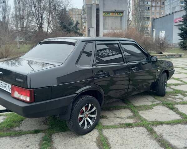 Черный ВАЗ 21099, объемом двигателя 1.6 л и пробегом 120 тыс. км за 2900 $, фото 4 на Automoto.ua