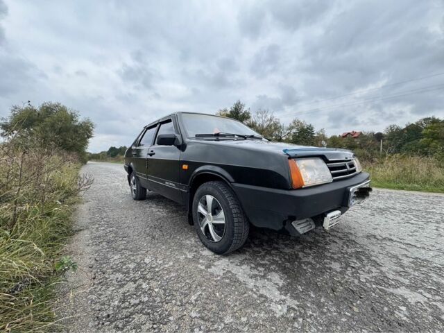 Черный ВАЗ 21099, объемом двигателя 1.6 л и пробегом 160 тыс. км за 1800 $, фото 2 на Automoto.ua