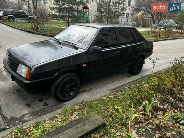 Черный ВАЗ 21099, объемом двигателя 1.6 л и пробегом 99 тыс. км за 2500 $, фото 1 на Automoto.ua
