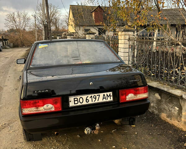 Черный ВАЗ 21099, объемом двигателя 1.6 л и пробегом 231 тыс. км за 2000 $, фото 4 на Automoto.ua