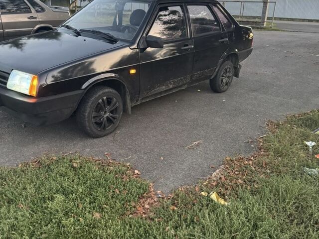 Черный ВАЗ 21099, объемом двигателя 1.6 л и пробегом 124 тыс. км за 1500 $, фото 1 на Automoto.ua