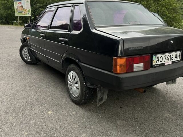 Черный ВАЗ 21099, объемом двигателя 1.6 л и пробегом 117 тыс. км за 1500 $, фото 2 на Automoto.ua
