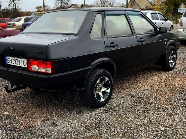 Черный ВАЗ 21099, объемом двигателя 1.6 л и пробегом 150 тыс. км за 1500 $, фото 3 на Automoto.ua