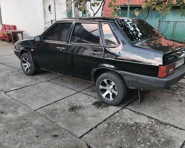Черный ВАЗ 21099, объемом двигателя 1.6 л и пробегом 200 тыс. км за 1200 $, фото 1 на Automoto.ua