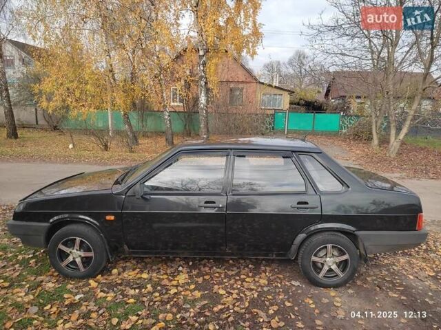 Черный ВАЗ 21099, объемом двигателя 1.6 л и пробегом 148 тыс. км за 2000 $, фото 9 на Automoto.ua