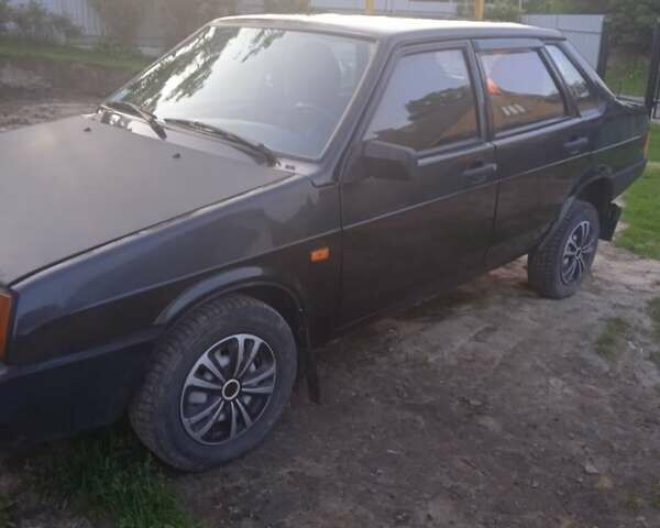 Черный ВАЗ 21099, объемом двигателя 1.6 л и пробегом 163 тыс. км за 1350 $, фото 1 на Automoto.ua