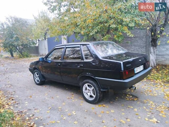 Черный ВАЗ 21099, объемом двигателя 1.6 л и пробегом 346 тыс. км за 1650 $, фото 3 на Automoto.ua