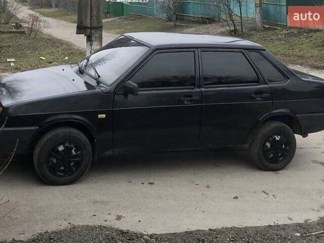 Черный ВАЗ 21099, объемом двигателя 1.6 л и пробегом 310 тыс. км за 2000 $, фото 7 на Automoto.ua