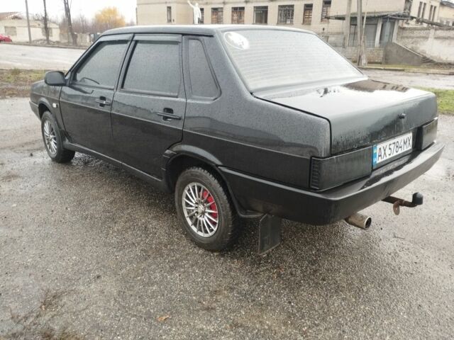 Черный ВАЗ 21099, объемом двигателя 1.6 л и пробегом 154 тыс. км за 2000 $, фото 2 на Automoto.ua