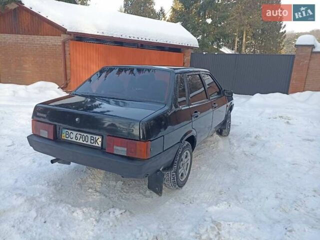 Черный ВАЗ 21099, объемом двигателя 1.6 л и пробегом 165 тыс. км за 2150 $, фото 5 на Automoto.ua