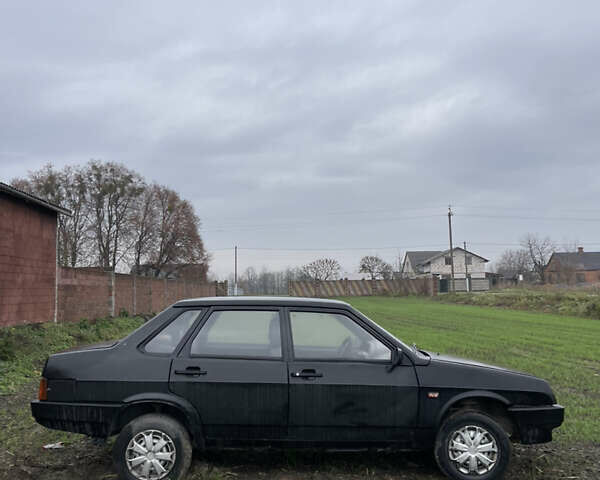 Черный ВАЗ 21099, объемом двигателя 1.6 л и пробегом 70 тыс. км за 950 $, фото 1 на Automoto.ua