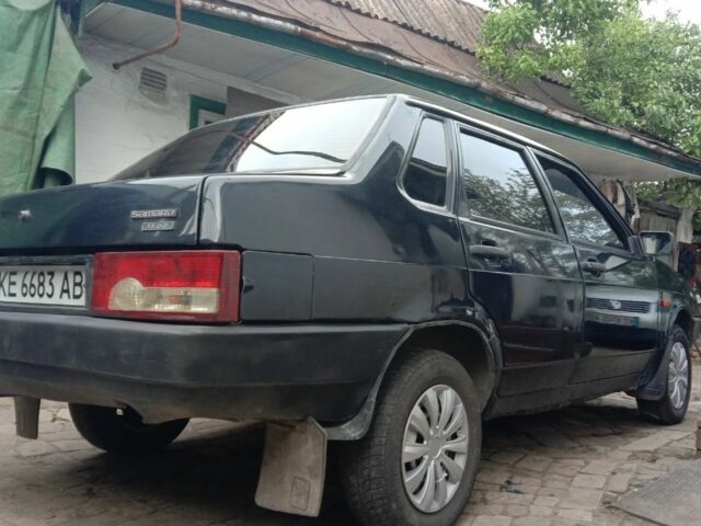 Черный ВАЗ 21099, объемом двигателя 1.6 л и пробегом 252 тыс. км за 1700 $, фото 5 на Automoto.ua