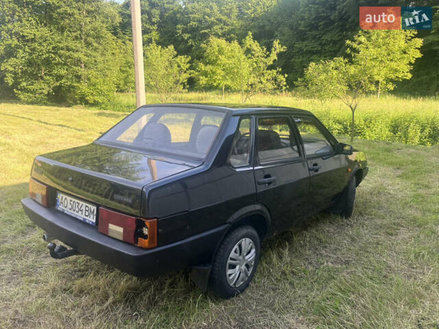 Черный ВАЗ 21099, объемом двигателя 1.6 л и пробегом 80 тыс. км за 1150 $, фото 1 на Automoto.ua