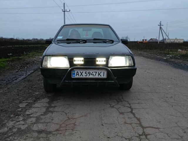 Черный ВАЗ 21099, объемом двигателя 1.6 л и пробегом 1 тыс. км за 1000 $, фото 1 на Automoto.ua