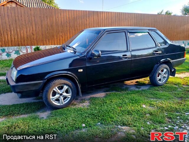Черный ВАЗ 21099, объемом двигателя 1.6 л и пробегом 362 тыс. км за 1750 $, фото 5 на Automoto.ua