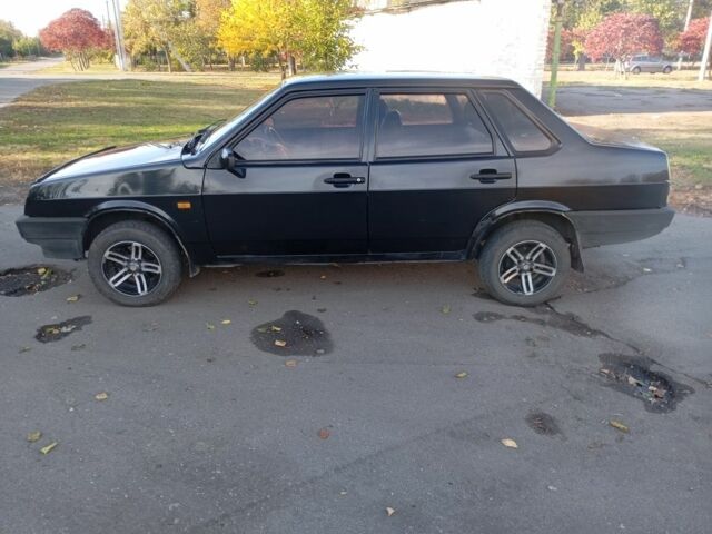 Черный ВАЗ 21099, объемом двигателя 1.6 л и пробегом 700 тыс. км за 1775 $, фото 1 на Automoto.ua