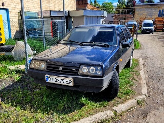 Черный ВАЗ 21099, объемом двигателя 1.6 л и пробегом 245 тыс. км за 1750 $, фото 4 на Automoto.ua