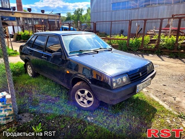 Черный ВАЗ 21099, объемом двигателя 1.6 л и пробегом 245 тыс. км за 1750 $, фото 3 на Automoto.ua