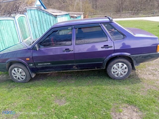 Фиолетовый ВАЗ 21099, объемом двигателя 0 л и пробегом 200 тыс. км за 1100 $, фото 5 на Automoto.ua