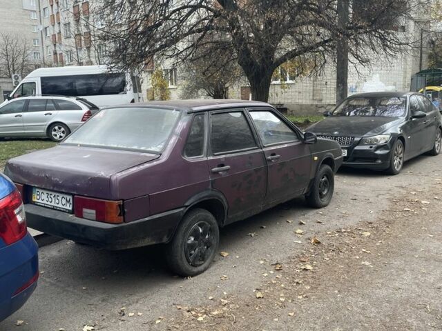 Фіолетовий ВАЗ 21099, об'ємом двигуна 1.5 л та пробігом 3 тис. км за 250 $, фото 1 на Automoto.ua
