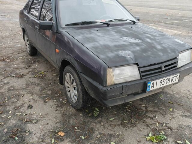 Фиолетовый ВАЗ 21099, объемом двигателя 1.5 л и пробегом 117 тыс. км за 450 $, фото 4 на Automoto.ua