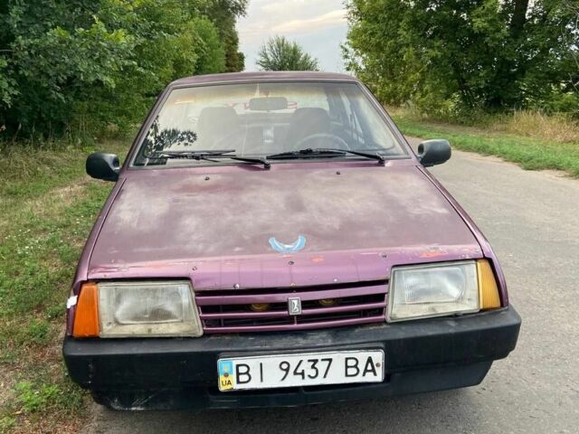 Фиолетовый ВАЗ 21099, объемом двигателя 1.5 л и пробегом 220 тыс. км за 650 $, фото 10 на Automoto.ua
