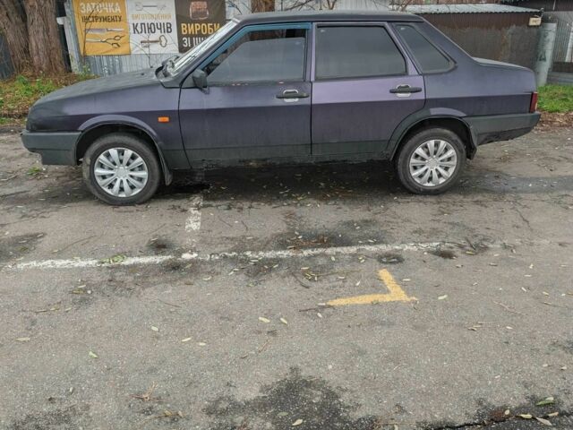 Фиолетовый ВАЗ 21099, объемом двигателя 1.5 л и пробегом 117 тыс. км за 450 $, фото 8 на Automoto.ua