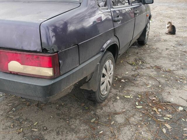 Фиолетовый ВАЗ 21099, объемом двигателя 1.5 л и пробегом 117 тыс. км за 450 $, фото 2 на Automoto.ua