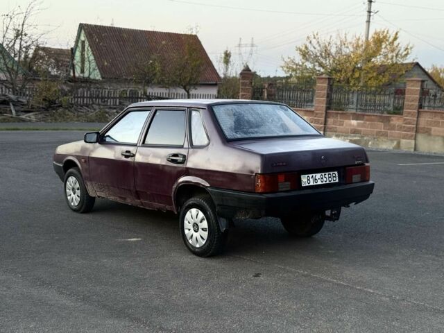 ВАЗ 21099 1996 в Ровно на Automoto.ua Фиолетовый ВАЗ 21099, объемом двигателя 1.5 л и пробегом 1 тыс. км за 650 $, фото 7 на Automoto.ua