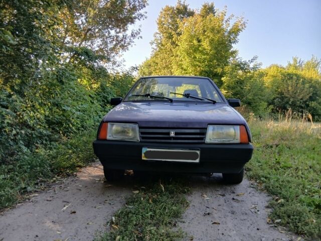 Фиолетовый ВАЗ 21099, объемом двигателя 1.6 л и пробегом 100 тыс. км за 643 $, фото 1 на Automoto.ua