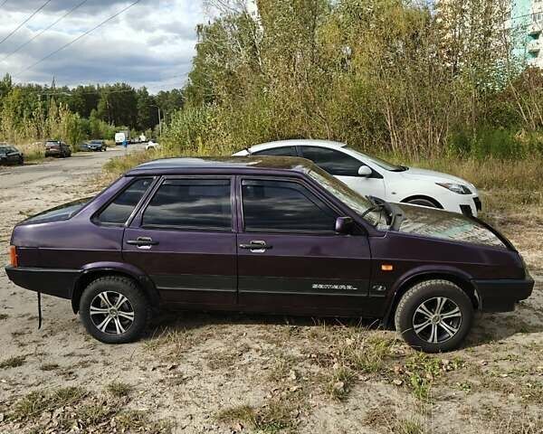 Фіолетовий ВАЗ 21099, об'ємом двигуна 1.5 л та пробігом 100 тис. км за 2000 $, фото 1 на Automoto.ua