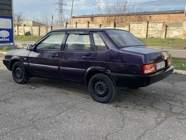 Фиолетовый ВАЗ 21099, объемом двигателя 1.5 л и пробегом 88 тыс. км за 780 $, фото 4 на Automoto.ua