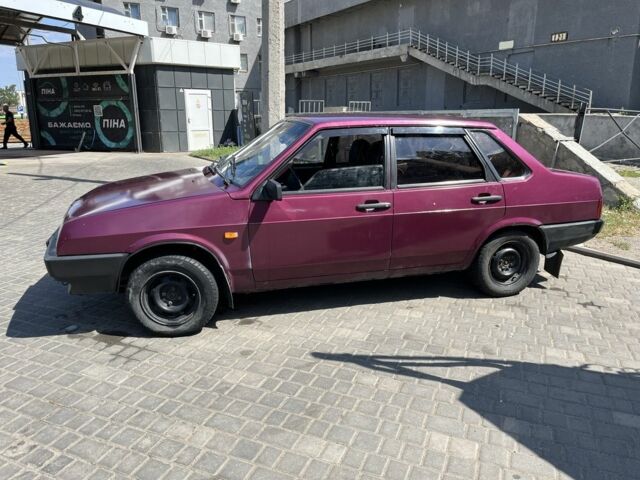 Фиолетовый ВАЗ 21099, объемом двигателя 1.5 л и пробегом 39 тыс. км за 900 $, фото 2 на Automoto.ua