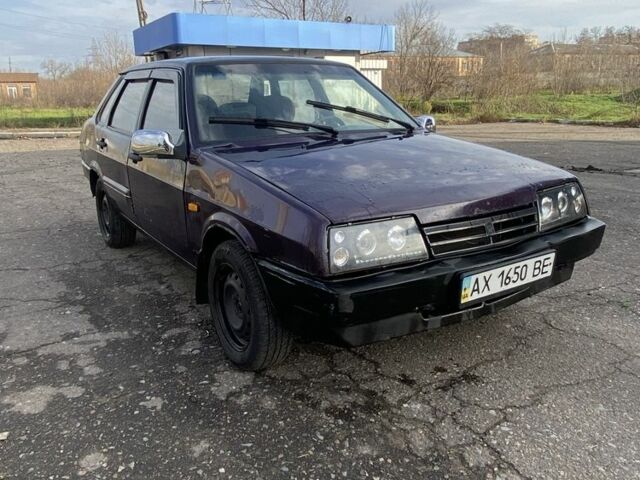 Фиолетовый ВАЗ 21099, объемом двигателя 1.5 л и пробегом 88 тыс. км за 780 $, фото 7 на Automoto.ua
