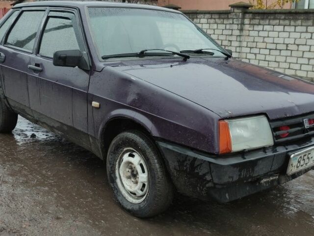 Фиолетовый ВАЗ 21099, объемом двигателя 0 л и пробегом 350 тыс. км за 671 $, фото 1 на Automoto.ua